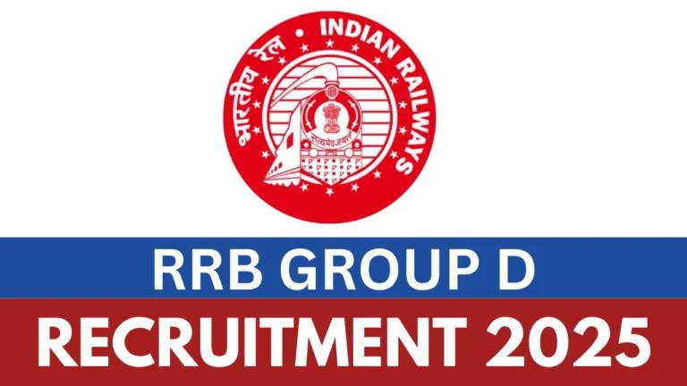 RRB Group D Recruitment 2025: A Comprehensive Guide to Apply