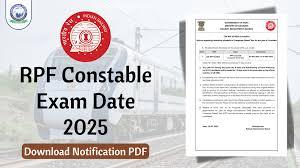 Railway RPF Constable Exam Date 2025